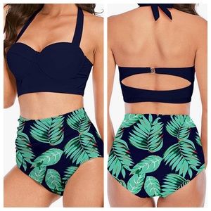 LIKE NEW High Waist Vintage Style Bikini